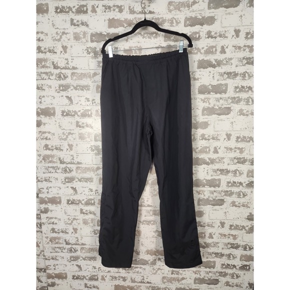 FootJoy DryJoys Rain Golf Pants Size Medium Black Waterproof - Picture 1 of 14
